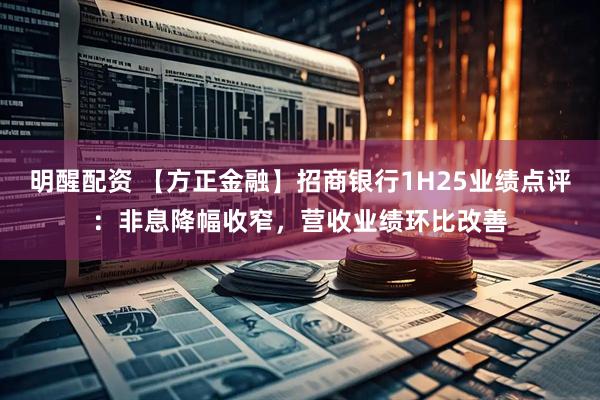 明醒配资 【方正金融】招商银行1H25业绩点评：非息降幅收窄，营收业绩环比改善