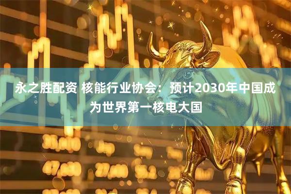 永之胜配资 核能行业协会：预计2030年中国成为世界第一核电大国